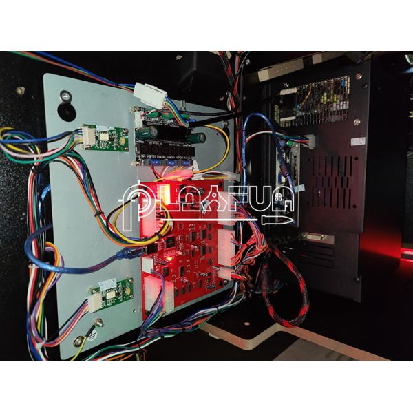 PlayFun Items Coin Operated Amusement Arcade Kids Arcade Gun Shooting 32 LED Terminator Video Game Machine