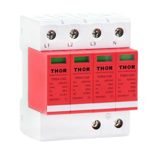 Buy cheap power surge protector device lightning arrester 40KA indoor surge protection from wholesalers