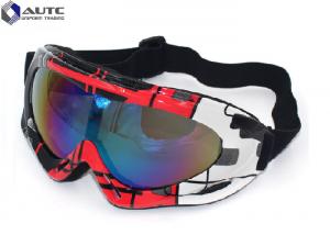 China PC Mirror UV PPE Safety Goggles Black Dirt Bike Racing Wearing Comfortable wholesale