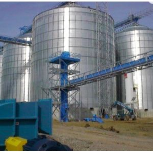 Buy cheap Hot Galvanized Steel Poultry Feed Grain Bin Yellow Corn Storage ISO9001 from wholesalers