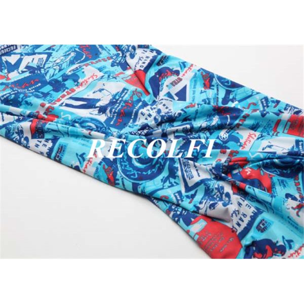 4 Way Stretch Elastic Poly Single Jersey Fabric Work Out Suit Anti - Crease