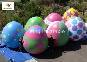 China Custom Easter Egg Balloons Inflatable Advertising Products With Digital Printing wholesale