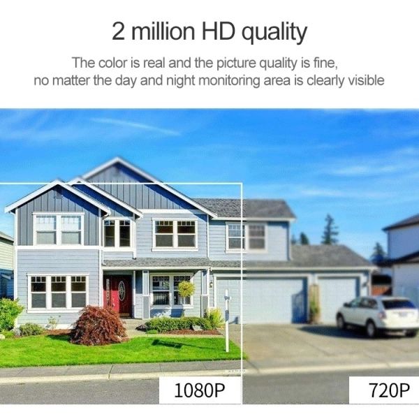 3MP Wireless home security cameras 1080P Battery Powered WiFi Surveillance Cameras