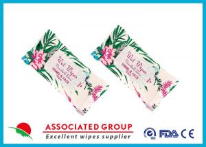 China Eco Friendly Female Cleansing Wipes , Flushable Feminine Wipes wholesale