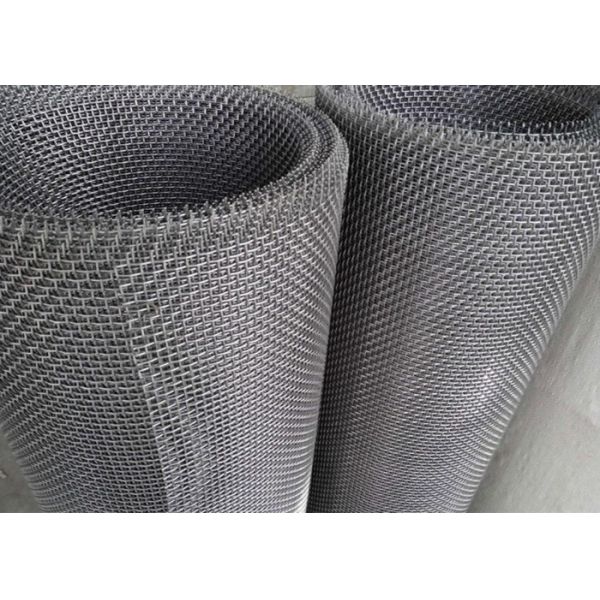 Durable 65 Mn Crimped Woven Wire Mesh , Mining Screen Mesh 1.0m Width