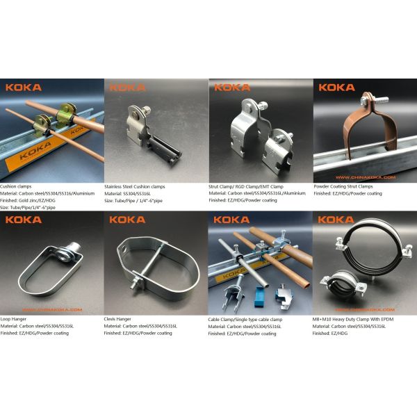 High Quality Pear Shape Electrical Strut Loop Hanger