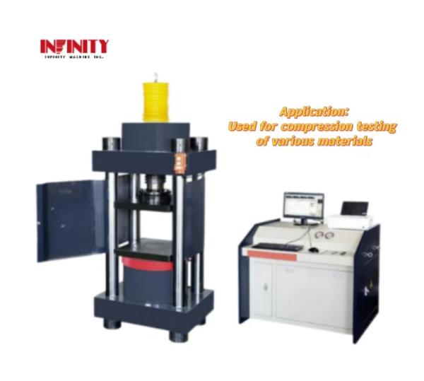 Quality Lab Full Automatic Micro Electro-hydraulic Servo Compression Testing Machine for sale