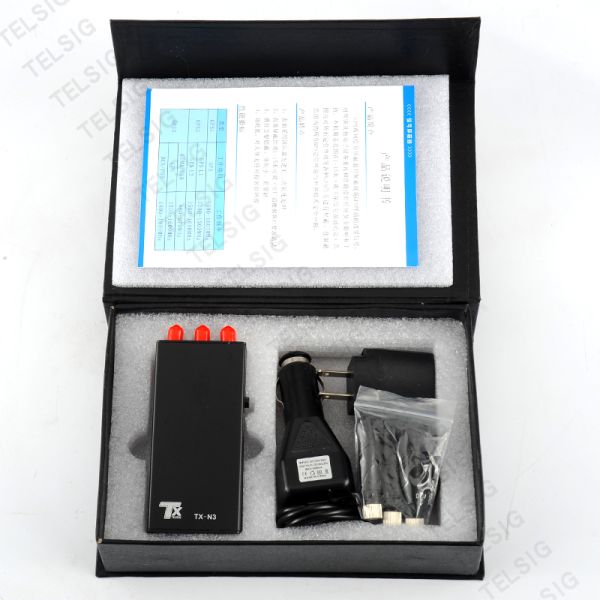 GSM / 2G / 3G Portable Cell Phone Signal Jammer , 3 Antenna Portable Cell Phone Blocker Isolator