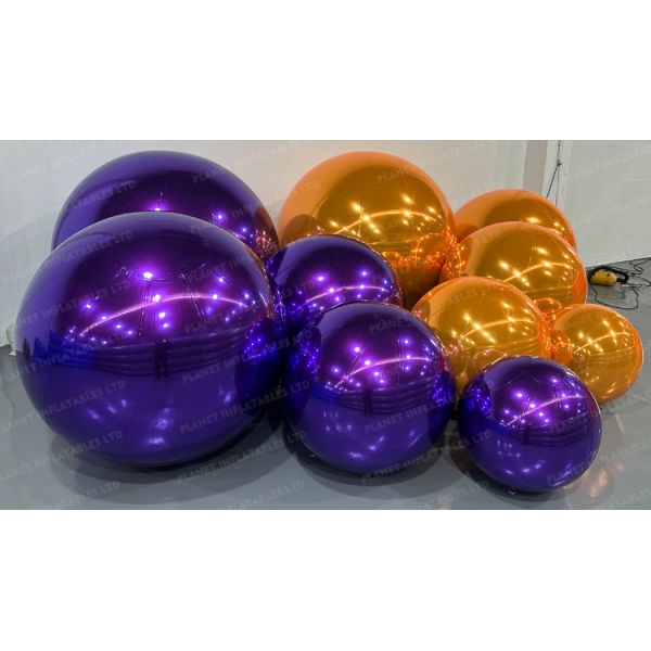 Double Layer PVC Inflatable Mirror Ball Reusable Big Bubble Balloon For Decoration