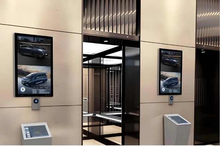 55 65 75inch Interactive Android System Vertical Floor Stand Indoor Hotel Digital Signage