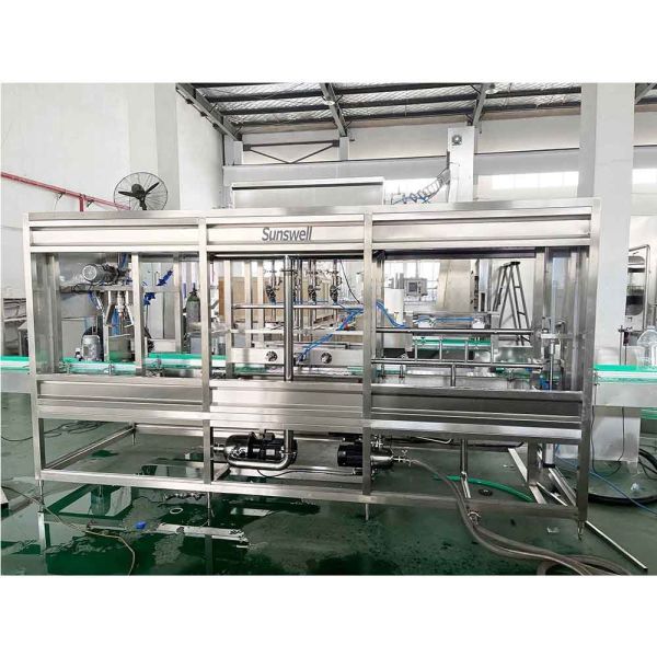 500BPH 5L Pet Bottle Water Washing Filling Capping Machine Linear Type