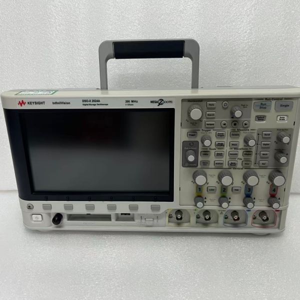 Keysight Agilent Refurbished Used DSOX2024A Oscilloscope 200 MHz 4 Analog Channels Tested Good Fresh ISO17025 Calibration and Certificate can be