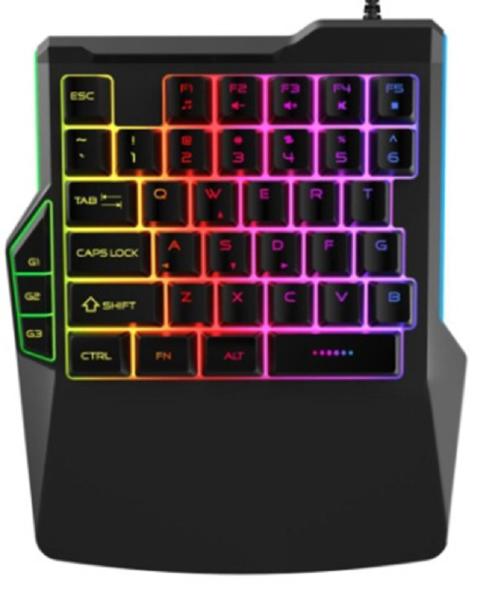 Quality Ergonomic Design Wired Computer Keyboard 19-key Rollover Macro Function Iron Plate Counterweight Supports Monochrome / colorful Backlight for sale