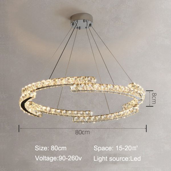 Luxury Crystal Ceiling Lamp Suitable for Living Room Bar Bedroom Ceiling Lamp(WH-CA-102)