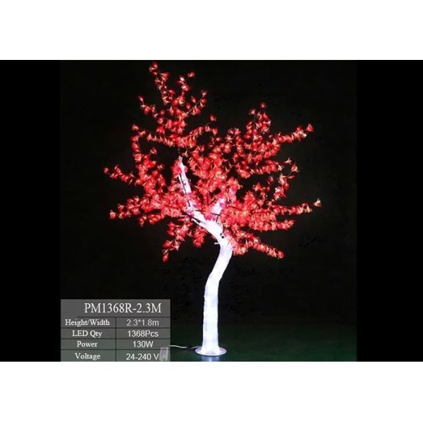 220 V Artificial Lighted Cherry Blossom Tree 162 Watt