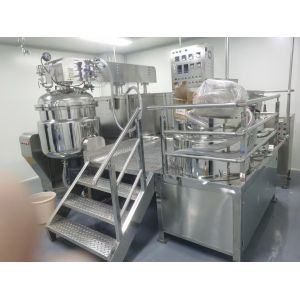 China Stainless Steel Vacuum Emulsifying Machine Hydraulic Lifting type 200L wholesale