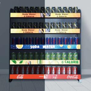 China Professional Lighted Shelf Display Modular Design Hook Type Installation Support wholesale