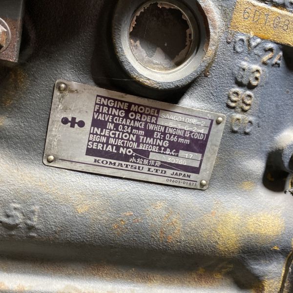 Used SA6D108-2 Engine Assy 4 Stroke Komatsu Cummins Engine Euro 3