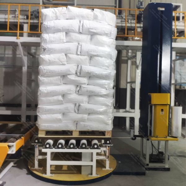 Heavy Duty Pallet Wrapper With Automatic Stretch Wrapping System