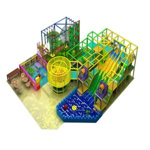 China Fireproof Kids Indoor Playground Equipment With Rock Climbing Wall wholesale