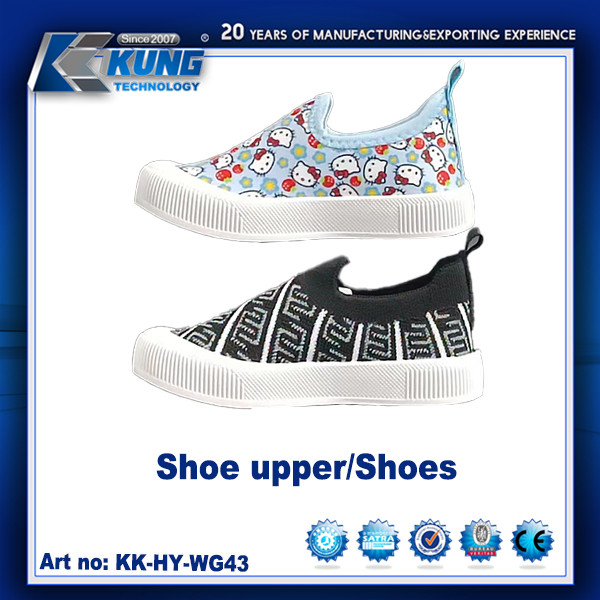 Customized Logo Printing Children Safety Shoes Upper High Elastic