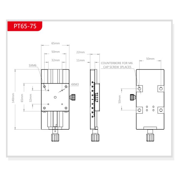 Dovetail Groove Direct Drive Manual Linear Stage Fine Adjustment Sliding Table
