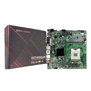China PCWINMAX HM65 Motherboard LGA988 DDR3 Mini ITX Desktop Mainboard for 2nd 3rd Gen i3 i5 i7 Series Processors wholesale