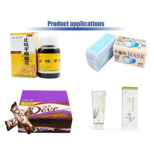 Automatic Disposable Face Mask Cartoning Machine , Medical Paper Box Packing Machine For Biscuit/Toothpaste/Cosmetic