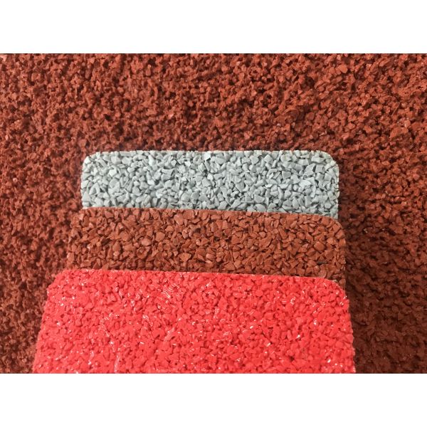 Red Grey Flame Restricted 4mm EPDM Rubber Granules