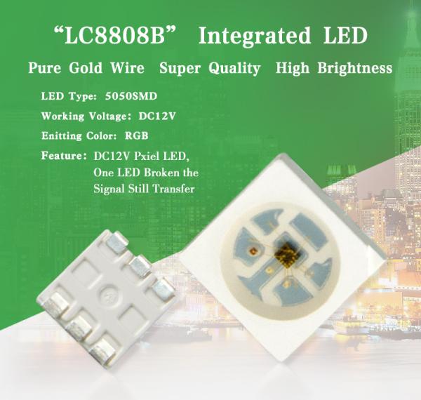 Quality arduino controllable digital led chip lc8808 super led chip for sale