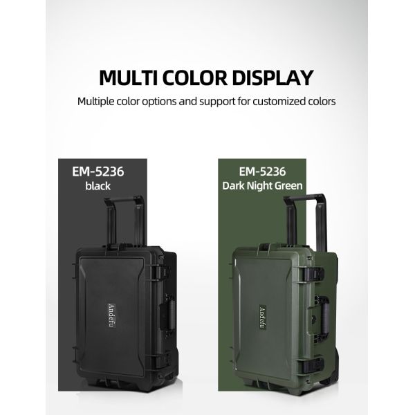 Erosion Resistant Waterproof Travel Case Heat Insulation Flight Case With Wheels Convenient