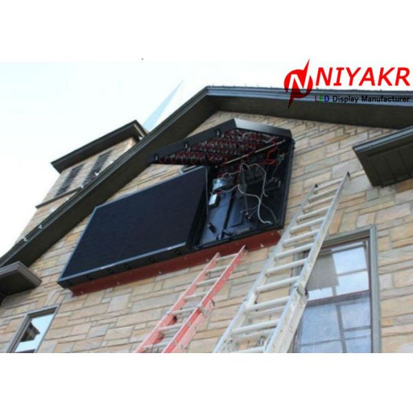 Digital Signage Front Access LED Display 8mm Pixel Pitch 7000 Cd/sqm