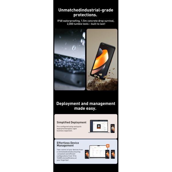 Hyper Wi-Fi Supported Data Collector with Multi-Touch Capacitive Screen and Professional Scan Engine