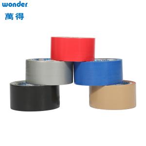 China Wonder Adhesive Brown Cloth Duct Tape 50m Waterproof Rubber Base on sale