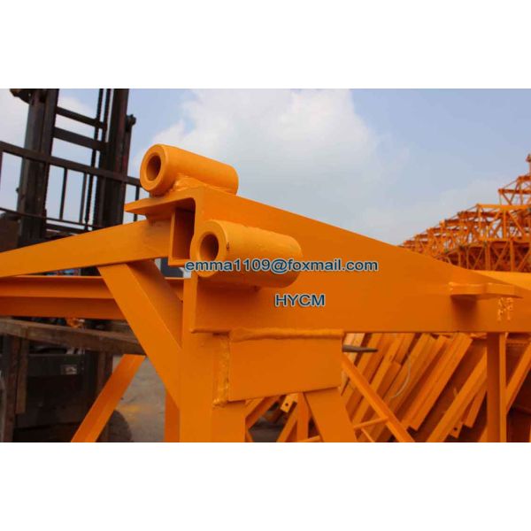 Small Construction Hammerhead Tower Crane QTZ4208 External Climbing Type