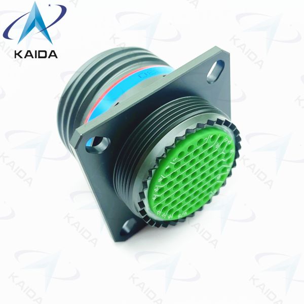 Shell Size 19 Receptacle Connector D38999 Series 3 Connector Olive Green Cadmium