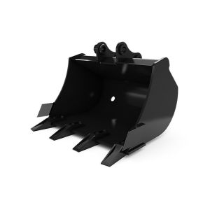 China OEM 1-50 Ton Excavator Ditching Bucket , Black Excavator Backhoe Buckets For Construction on sale