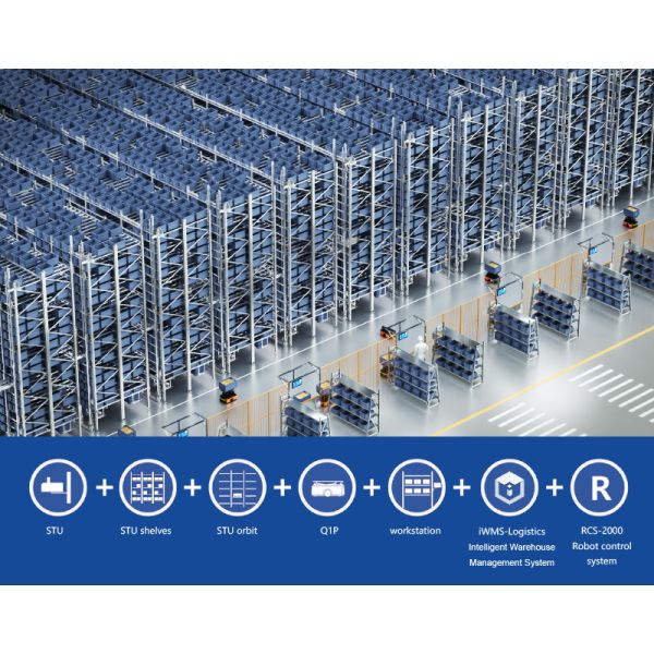 STU Workbin Robot  Warehouse Picking Robot  AMR Autonomous Mobile Robot For Transporting And Handling Material Boxes Workbin Material Bin
