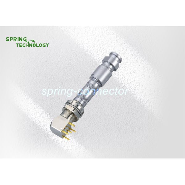 Small Coaxial Cable Connector Unipole Coaxial Connector Plug With Printed Board Socket