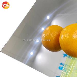 China Silver Colored Clear Mirror Aluminum Sheet Coil 0.2mm 6.0mm 3mm To 3000mm Width on sale