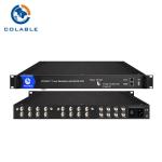 12 Channel Tuner Input QPSK Transmodulator Digital Headend , DVB S2 To DVB T