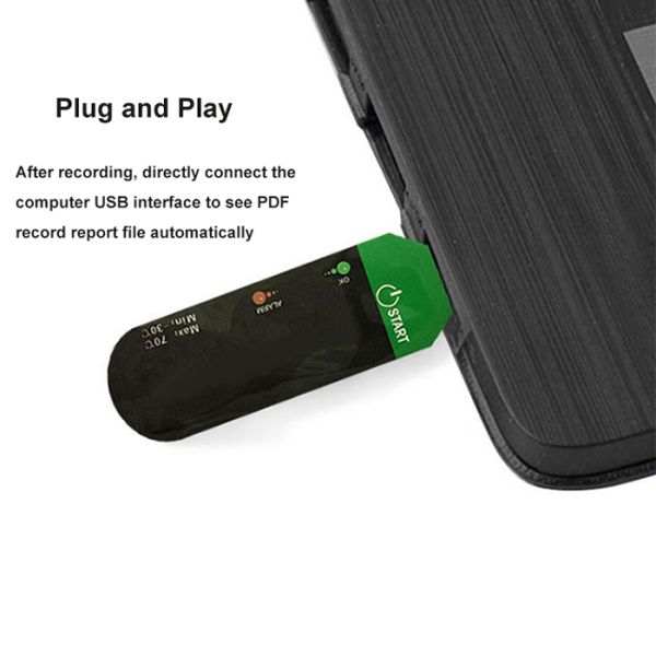 Disposable Single Use Temperature Data Logger Wireless For Fruits Seafood