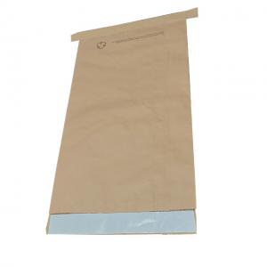 China Brown Multiwall Paper Sewn Open Mouth Bags 25kg Food Grade wholesale