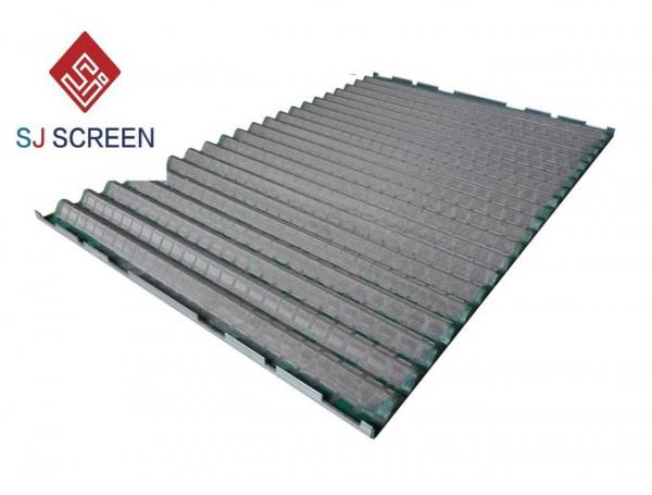 1050 X 695 Mm Stainless Steel Screen Mesh / Shale Shaker Screen Construction Type