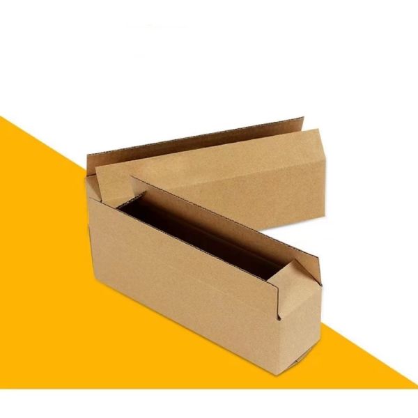 Cuboid Kraft Paper Corrugated Boxes Furniture Shipping Box 9cmx9cmx27cm