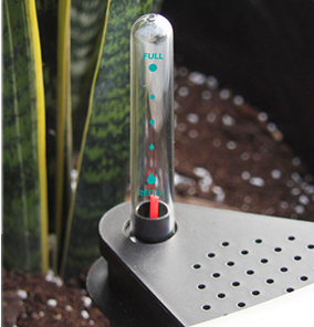 White or Gray and Black Pot Water Level Indicator with 42mm Transparent Tube Length
