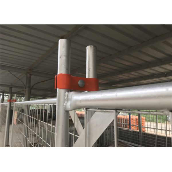 3.00mm diameter infill mesh temp fence panels 2.1mx2.4m panels size ,pre-galvanized treated AS4687 standard