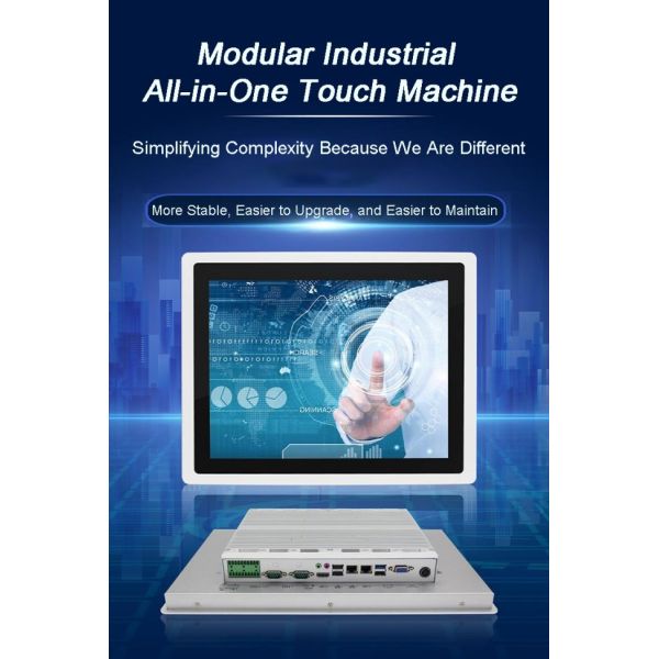 15.6-inch Widescreen Capacitive Touch Screen All-in-one Computer Dust-proof All Metal Embedded display