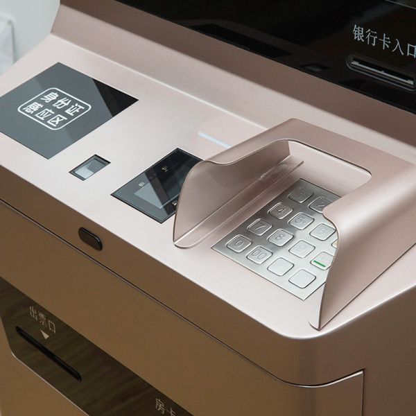Identity Authentication Touch 19 Inch Hotel Self Check In Machine