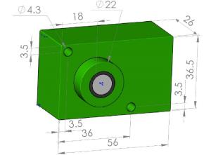 China 125ms Response Delay PBT FRP 200Khz Ultrasonic Level Sensor wholesale